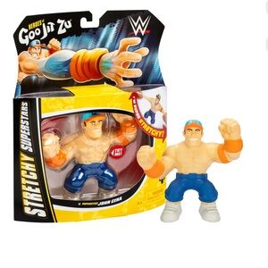 WWE Heroes of Goo Jit Zu John Cena Stretchy Superstar Figure Bendy Toy BRAND NEW